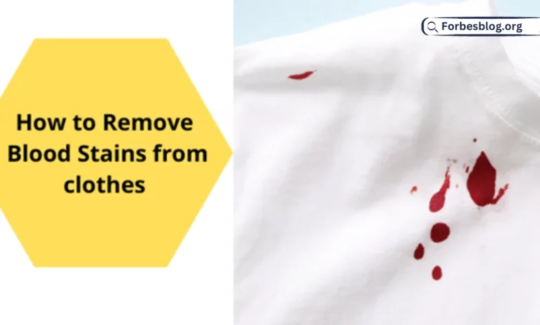 Remove Blood Stains