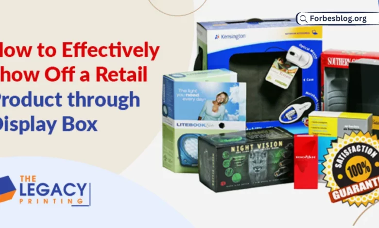 How to Effectively Show Off a Retail Product through Display Box