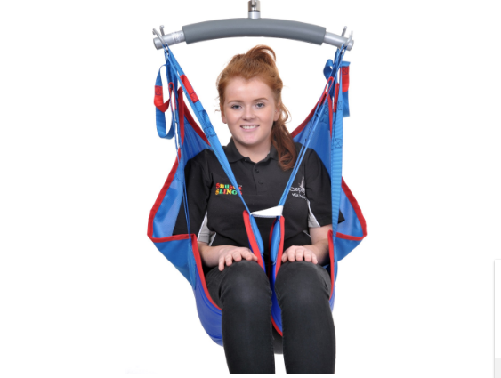 Learn how to use a toileting sling for hoisting