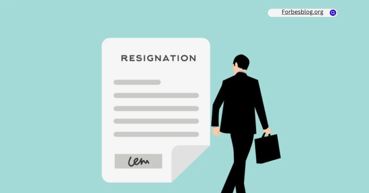 Resignation Letter