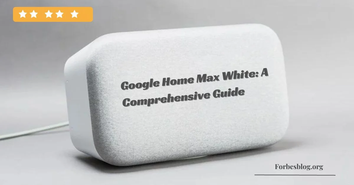 Google Home Max White