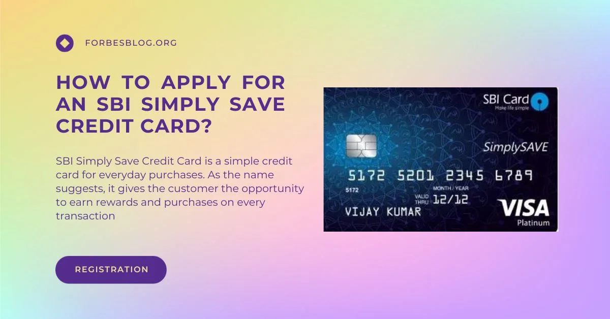 SBI Simply Save Credit Card